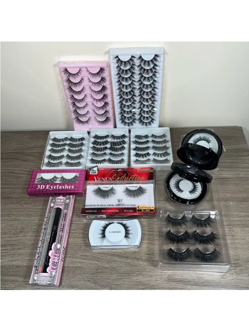 Full Strip Bold Glam False Lash & Glue Eyeliner Bundle